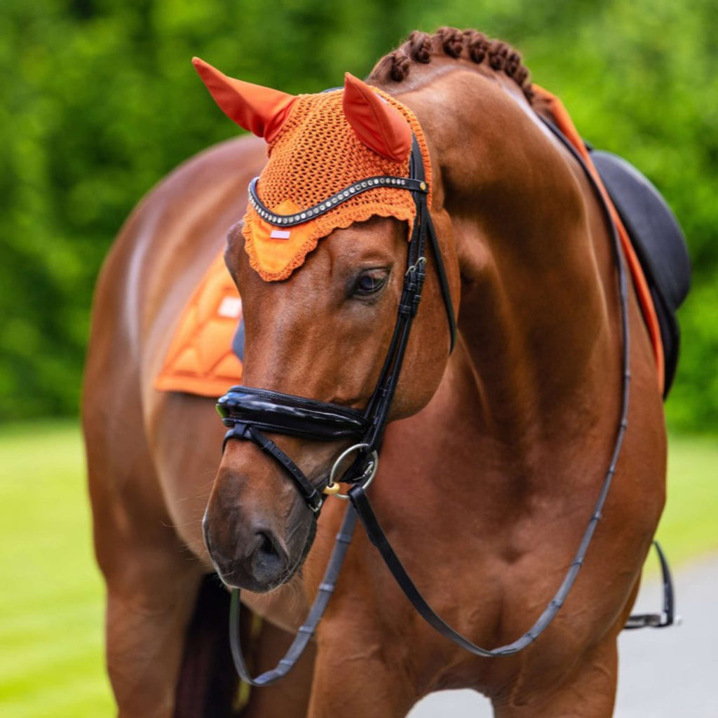 Equestrian Stockholm Cuffietta Velvet Chestnut