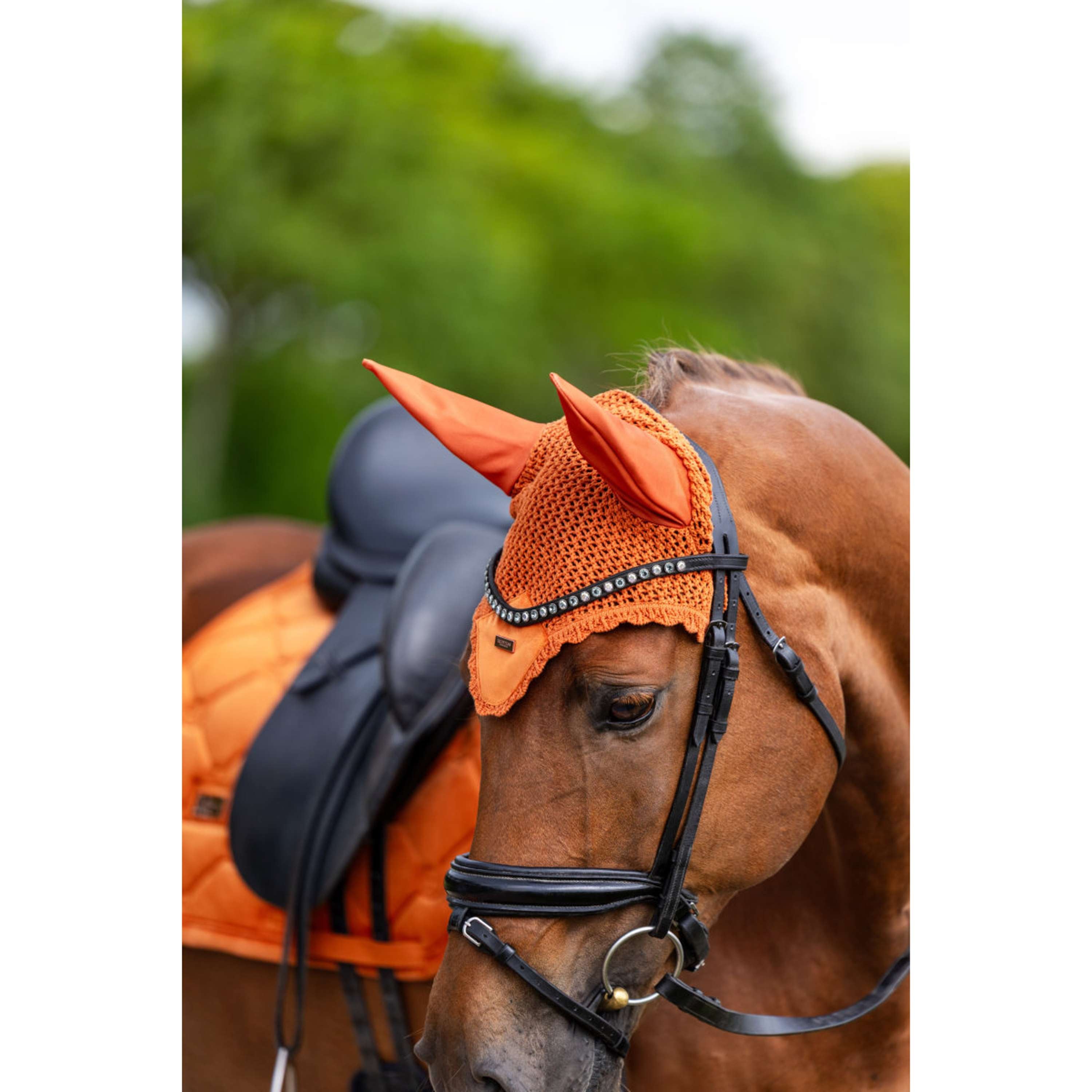 Equestrian Stockholm Cuffietta Velvet Chestnut