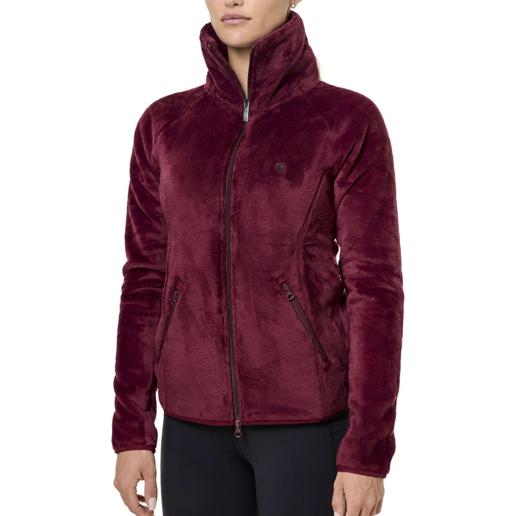 Equestrian Stockholm Giacca in Pile Velvet Merlot