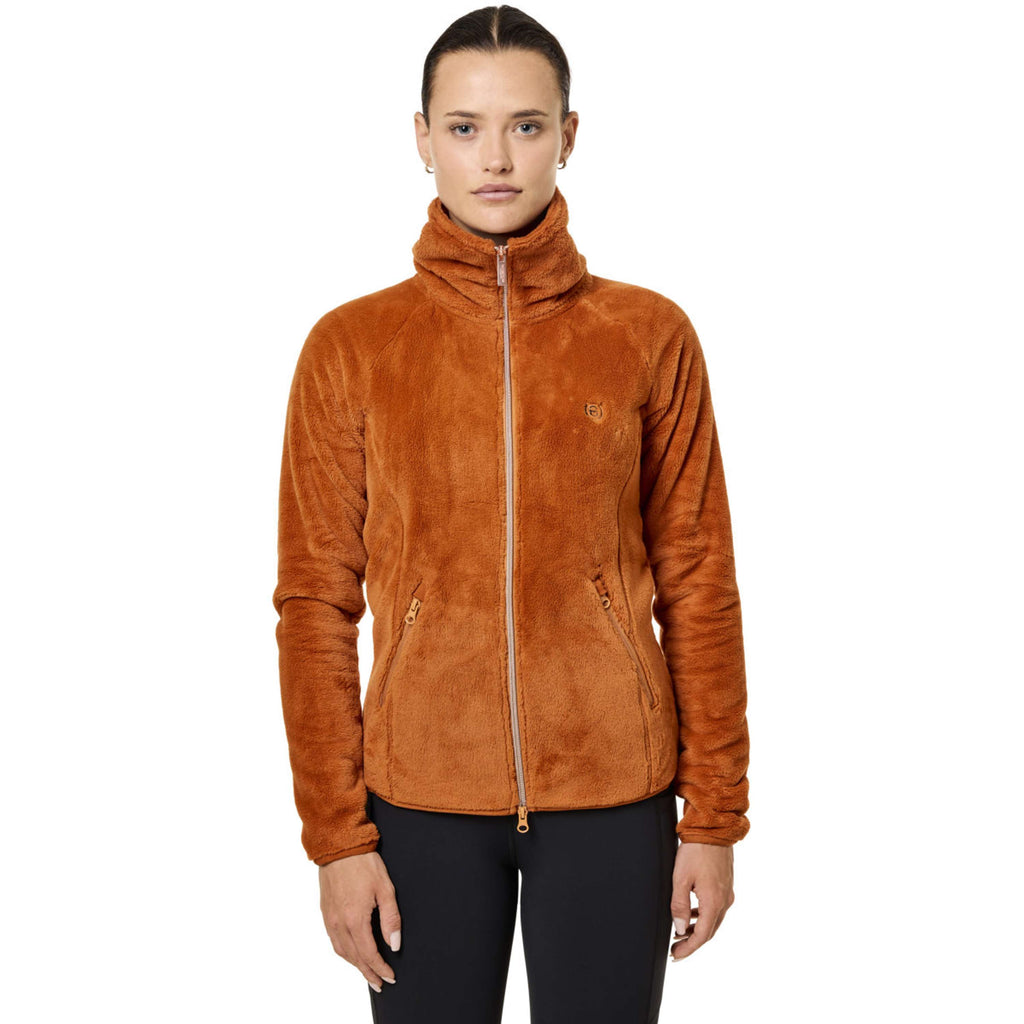 Equestrian Stockholm Giacca in Pile Velvet Chestnut