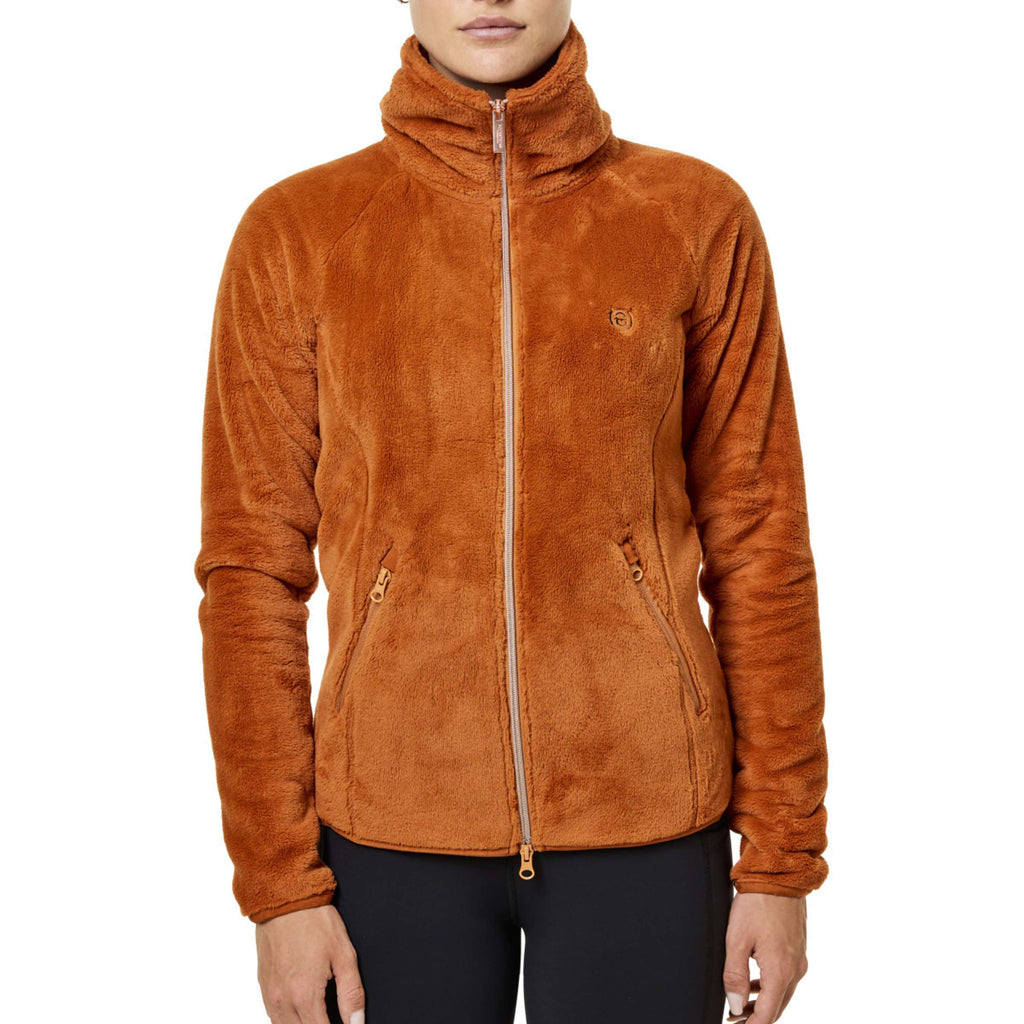 Equestrian Stockholm Giacca in Pile Velvet Chestnut