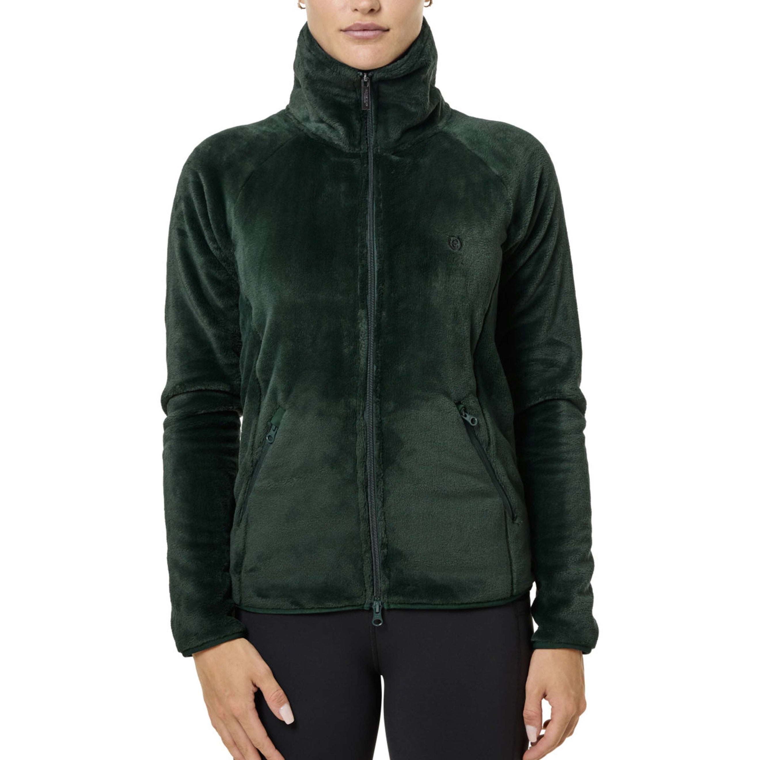 Equestrian Stockholm Giacca in Pile Velvet Sycamore Green