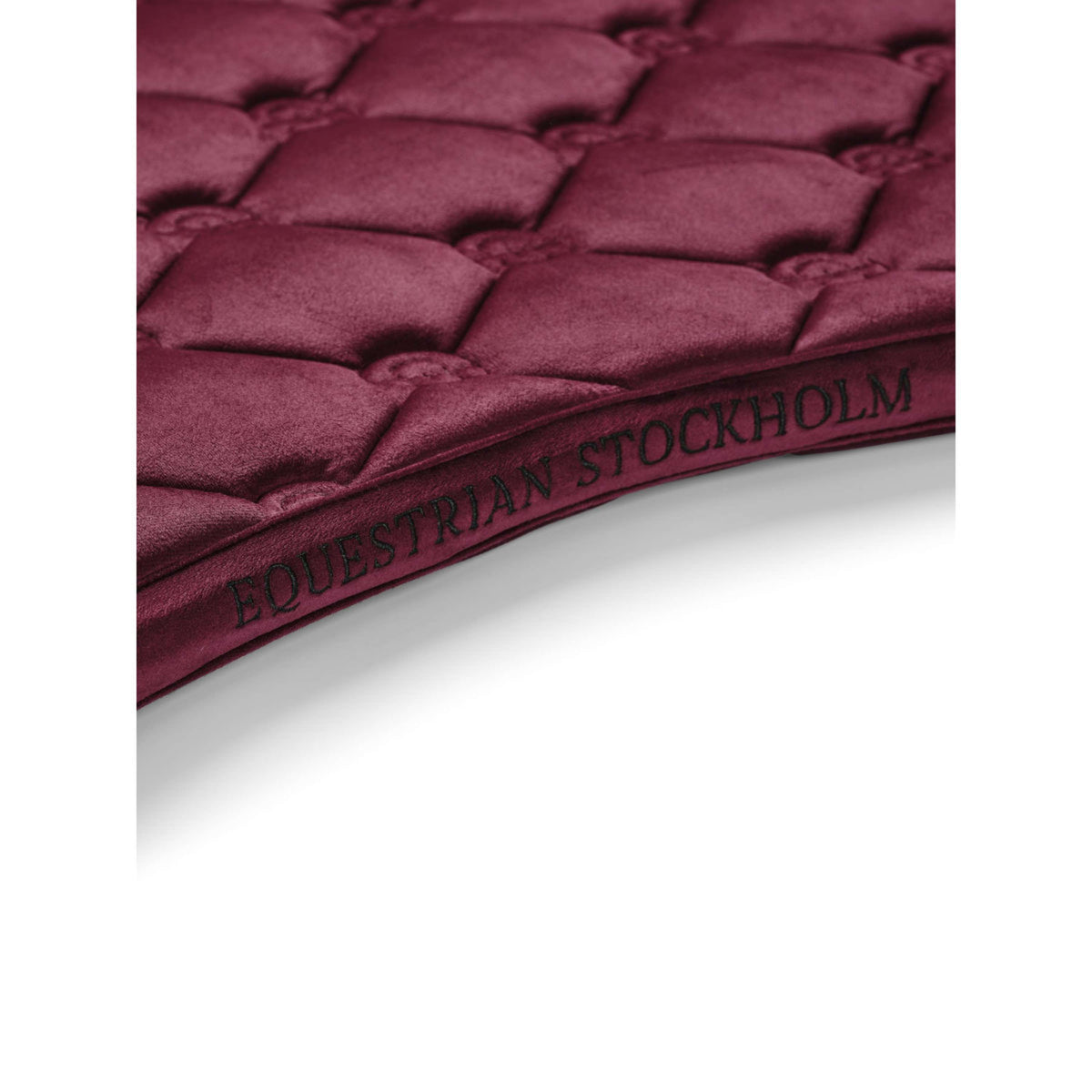Equestrian Stockholm Sottosella Velvet Dressage Merlot