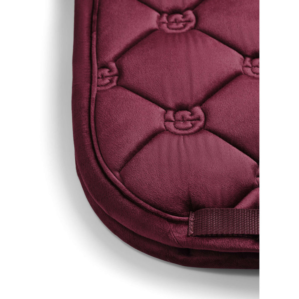Equestrian Stockholm Sottosella Velvet Dressage Merlot