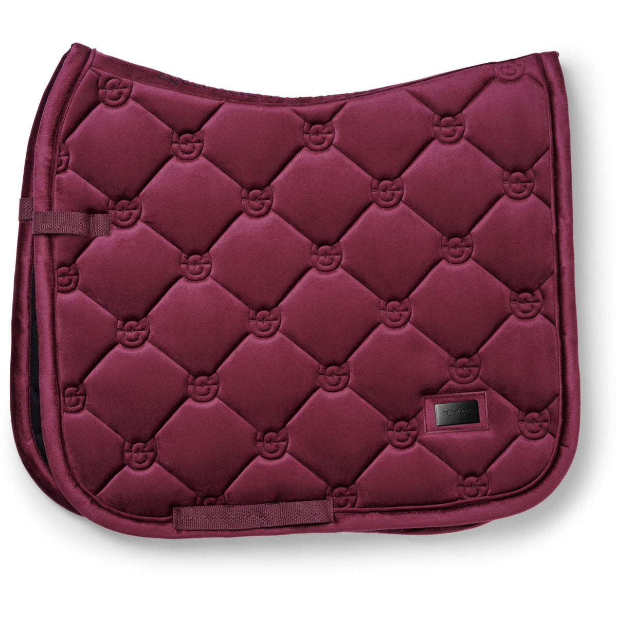 Equestrian Stockholm Sottosella Velvet Dressage Merlot