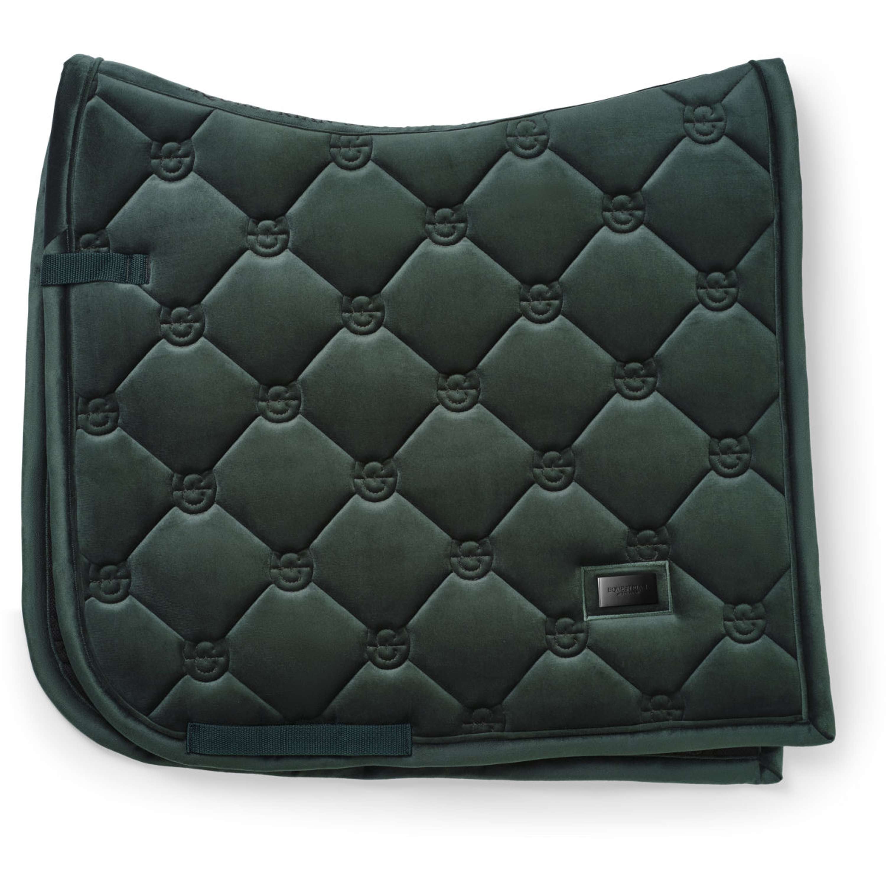 Equestrian Stockholm Sottosella Velvet Dressage Sycamore Green