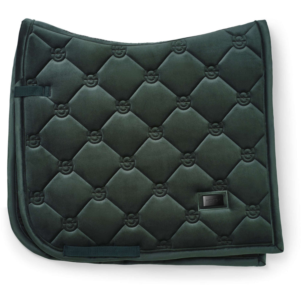 Equestrian Stockholm Sottosella Velvet Dressage Sycamore Green