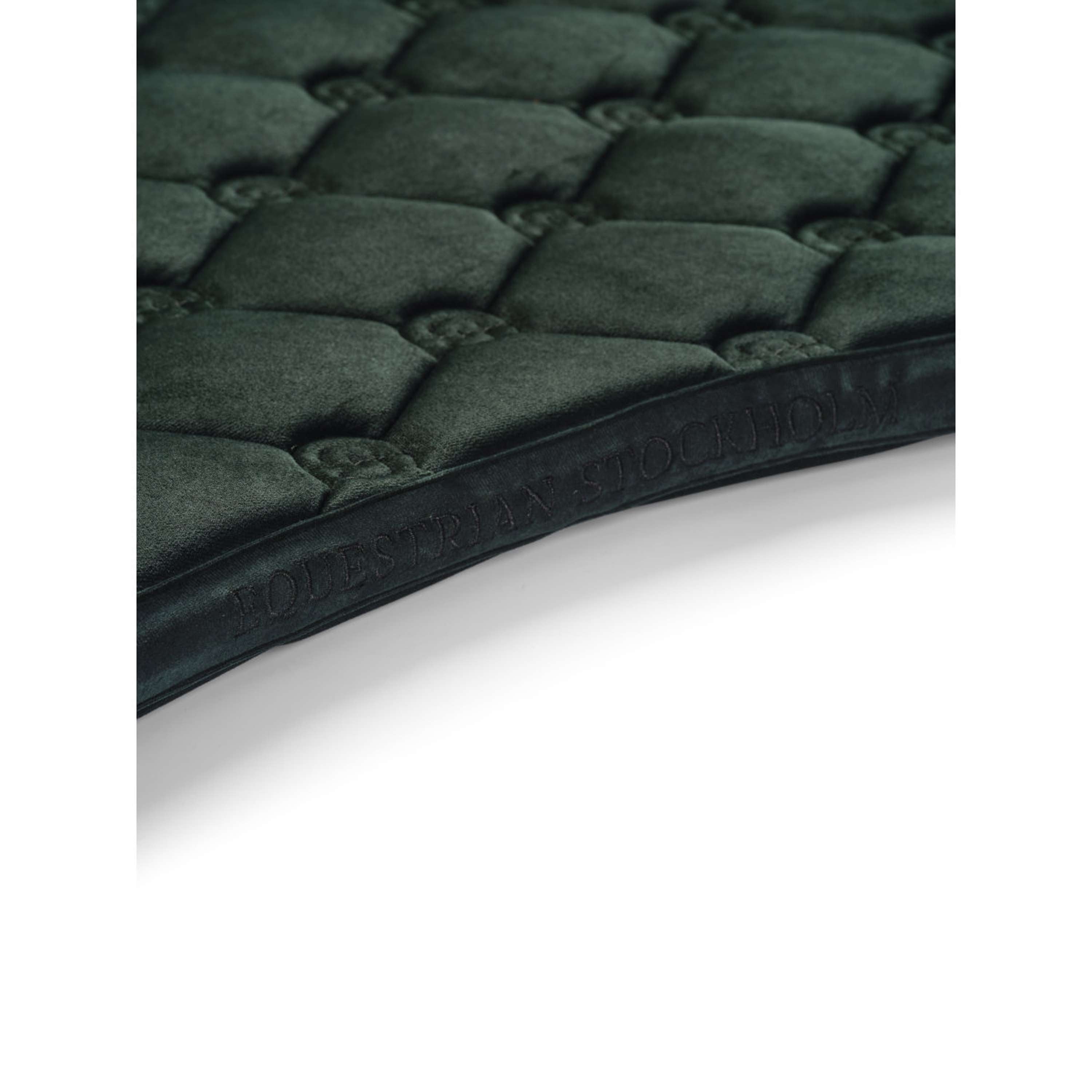 Equestrian Stockholm Sottosella Velvet Dressage Sycamore Green