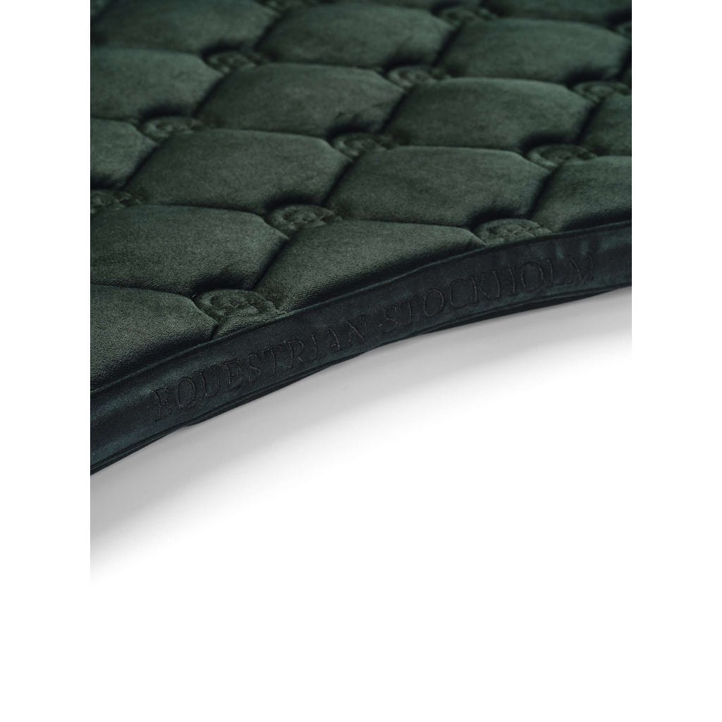 Equestrian Stockholm Sottosella Velvet Dressage Sycamore Green