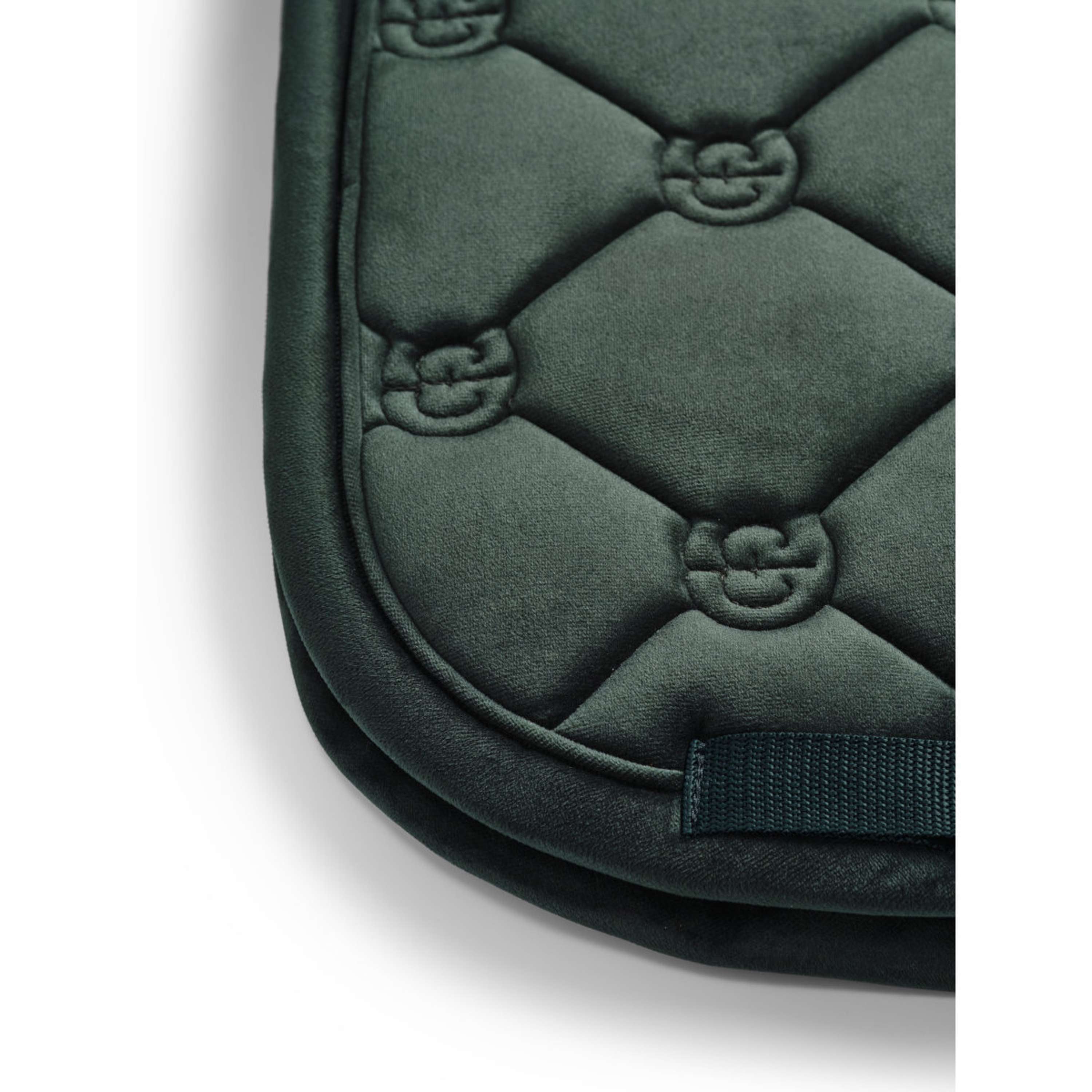 Equestrian Stockholm Sottosella Velvet Dressage Sycamore Green