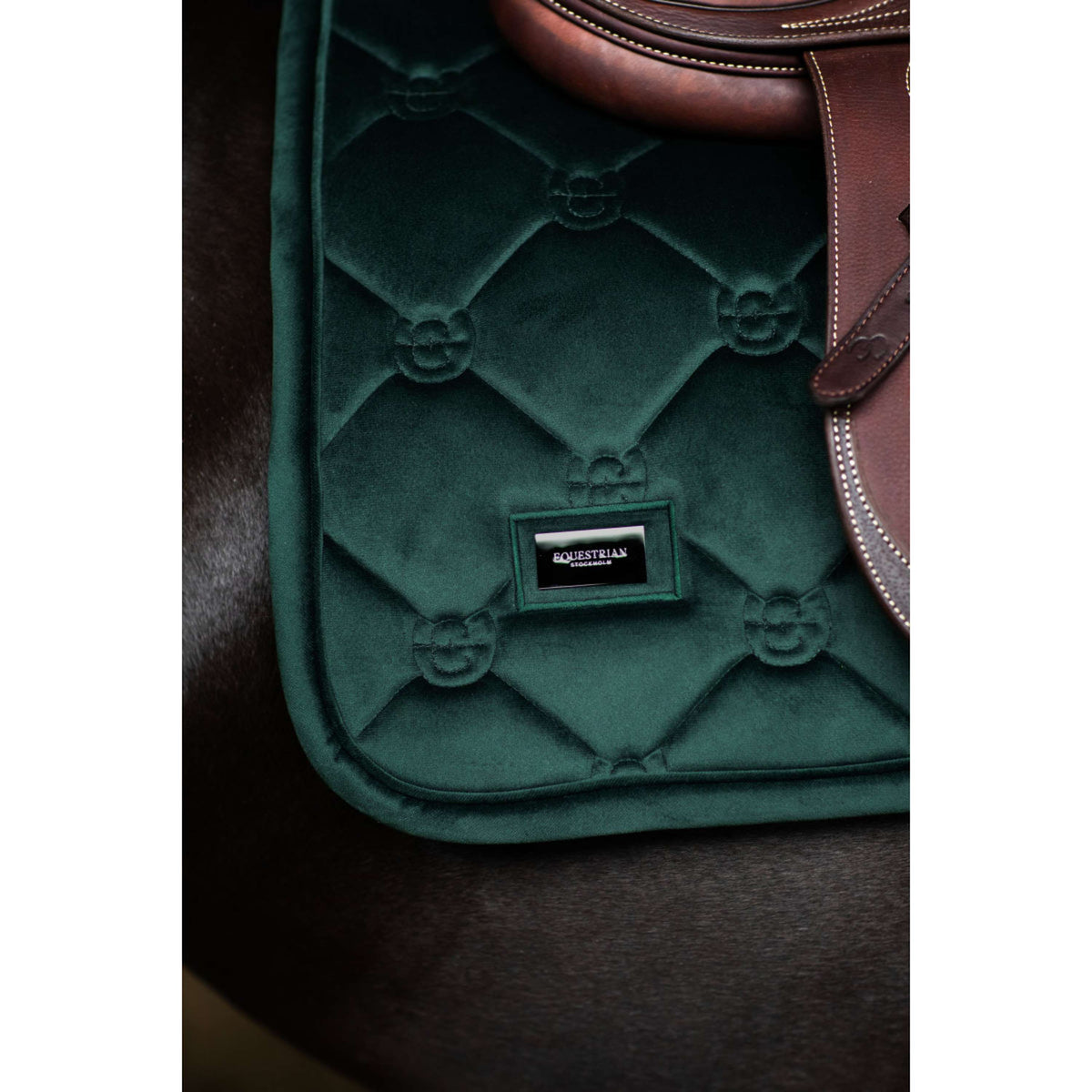 Equestrian Stockholm Sottosella Velvet Saltando Sycamore Green