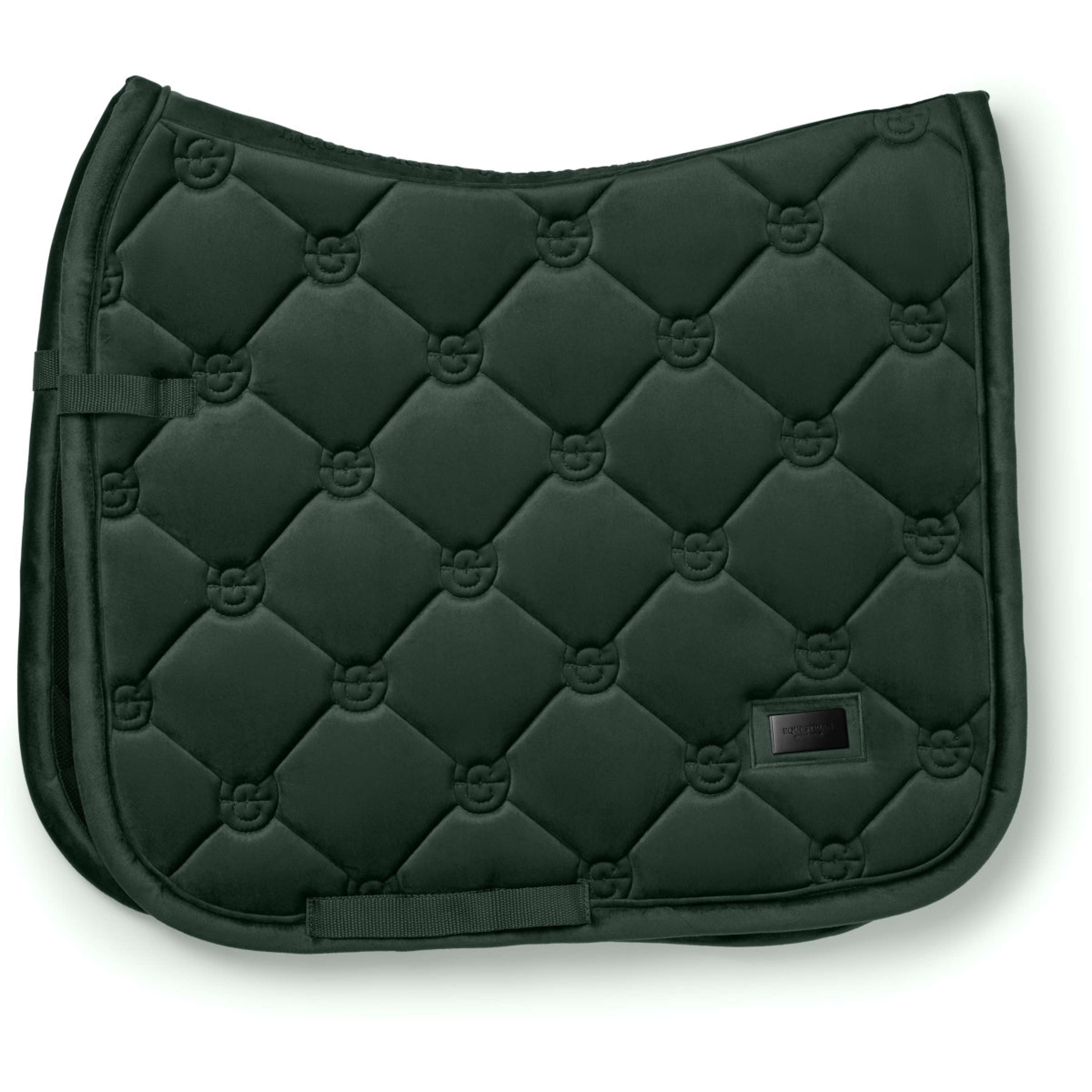 Equestrian Stockholm Sottosella Velvet Dressage Sycamore Green