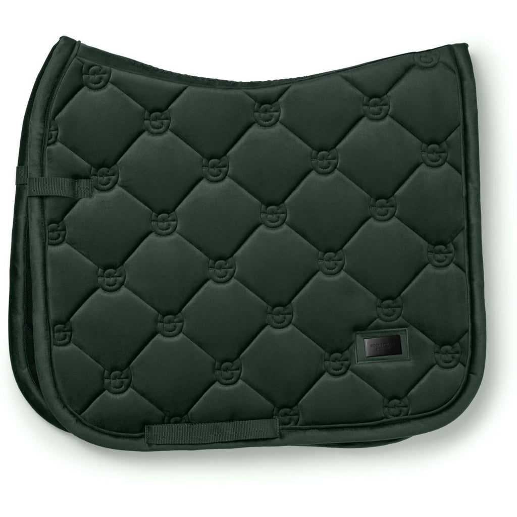 Equestrian Stockholm Sottosella Velvet Dressage Sycamore Green