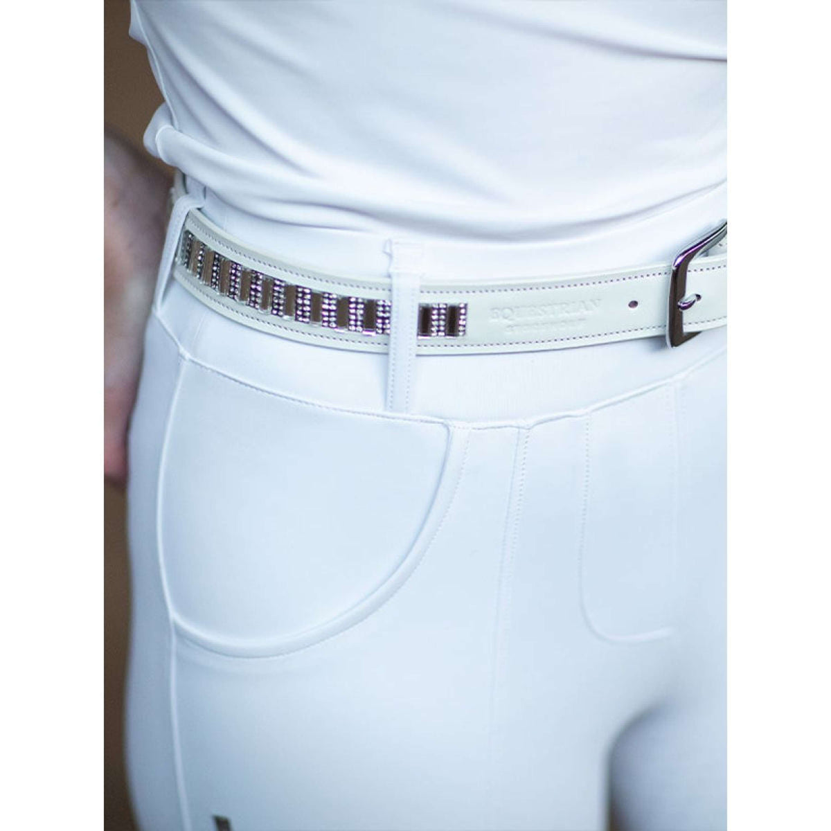 Equestrian Stockholm Cintura Contest Bianco