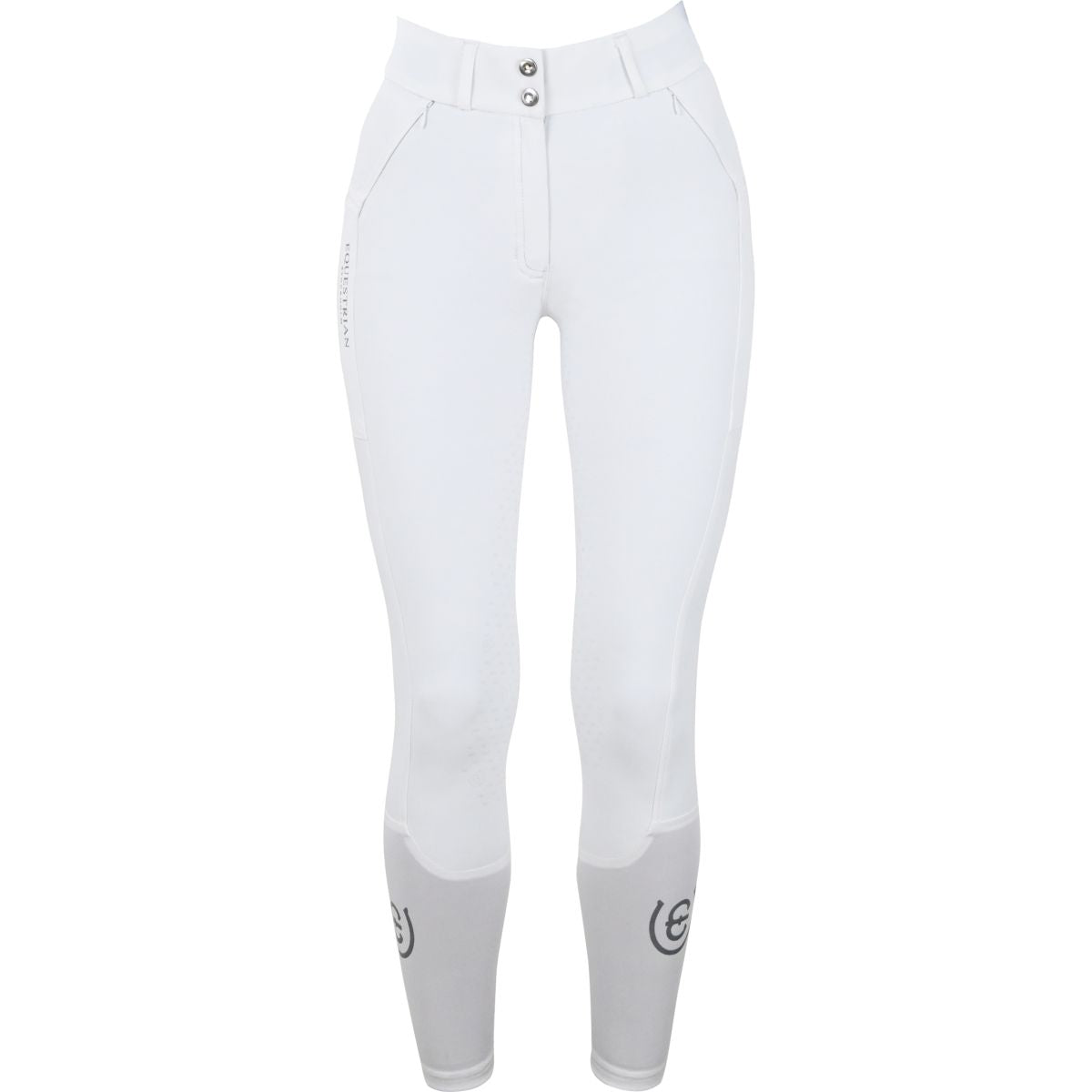 Equestrian Stockholm Pantaloni da Equitazione Elite Dressage Bianco