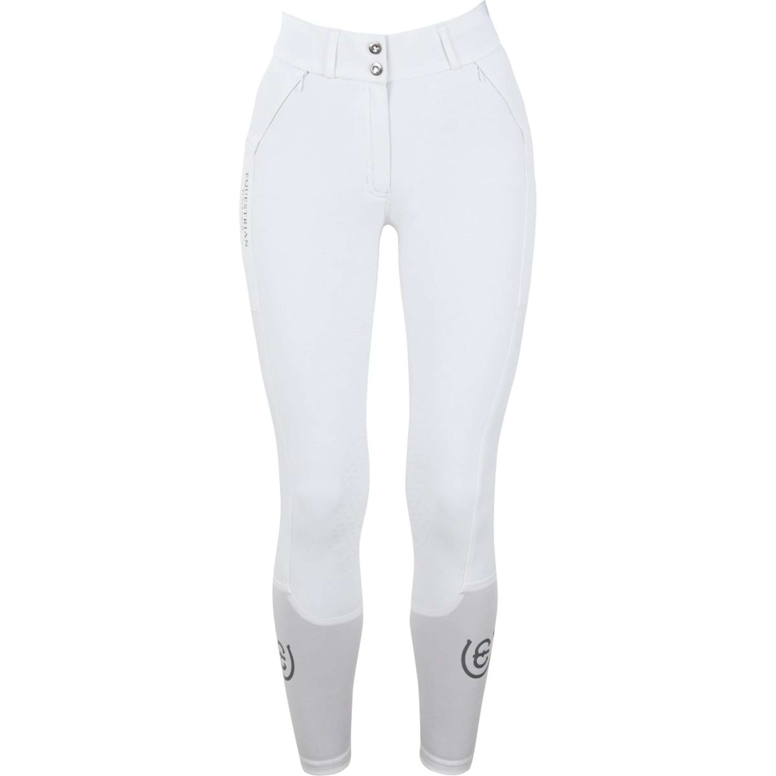 Equestrian Stockholm Pantaloni da Equitazione Elite Jump Bianco