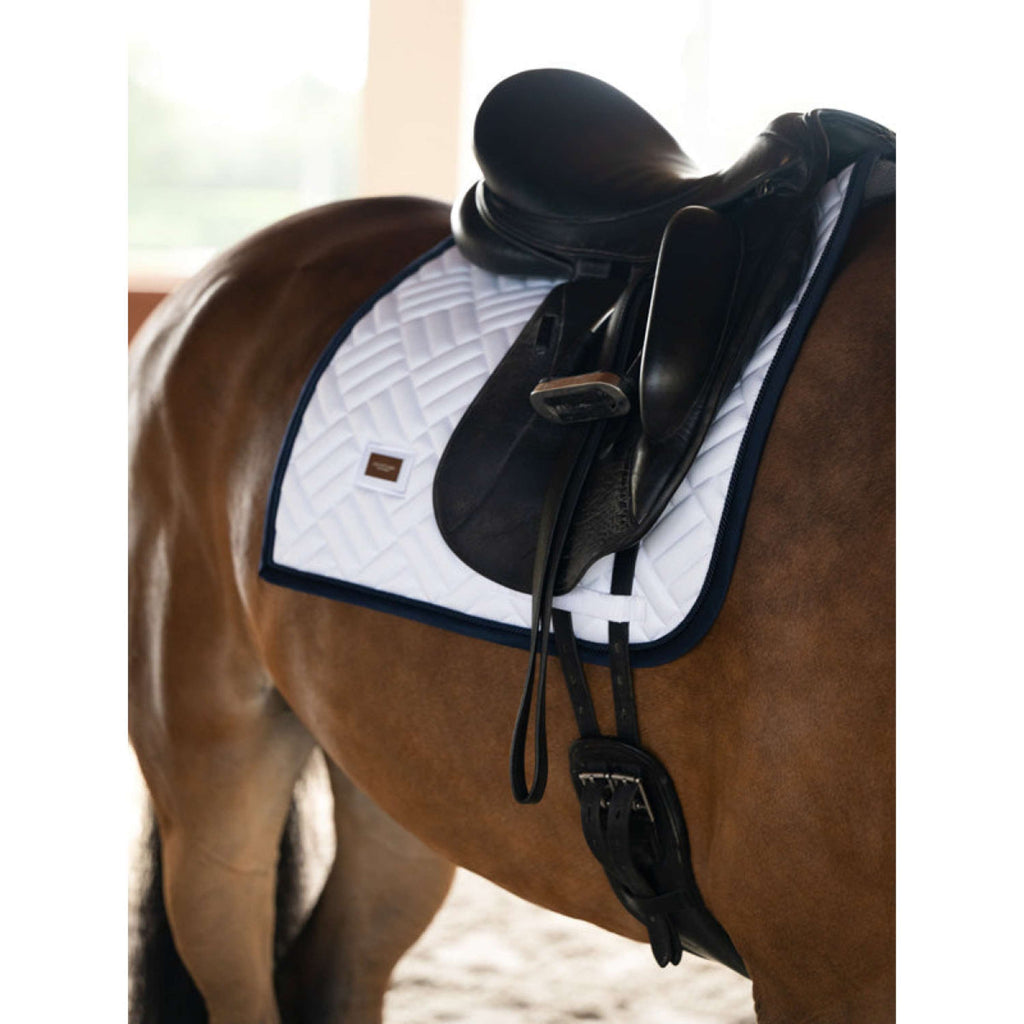 Equestrian Stockholm Sottosella Modern Dressage Bianco/blu marino