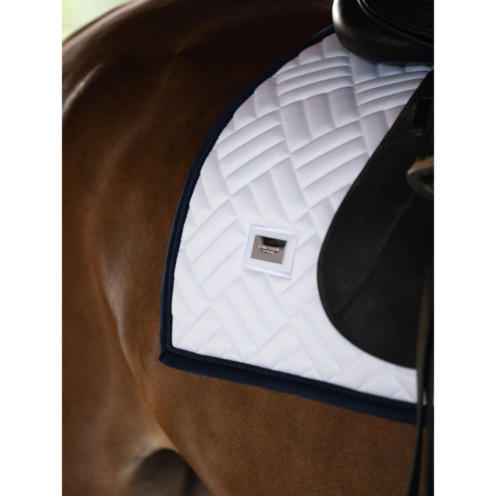 Equestrian Stockholm Sottosella Modern Dressage Bianco/blu marino