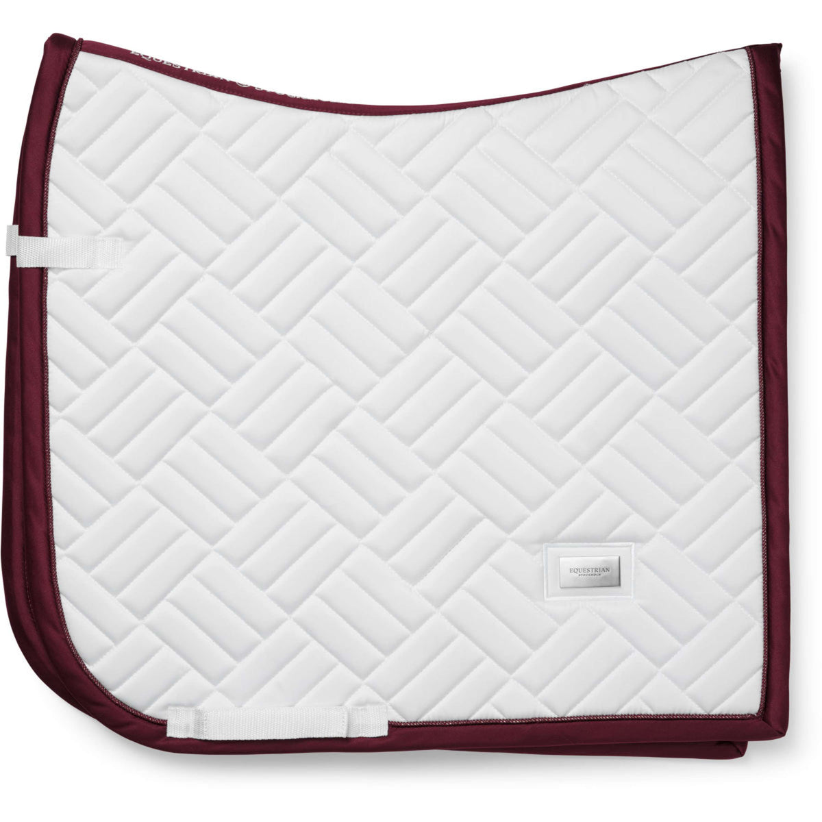 Equestrian Stockholm Sottosella Modern Dressage Bianco/Merlot