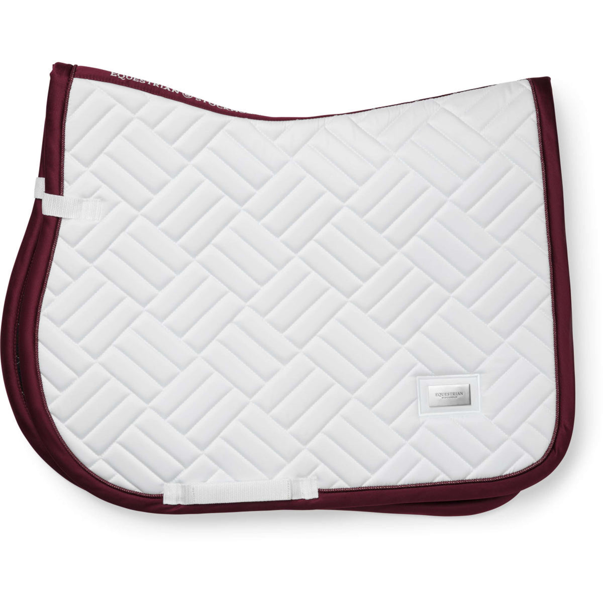 Equestrian Stockholm Sottosella Modern Saltando Bianco/Merlot