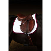 Equestrian Stockholm Sottosella Modern Saltando Bianco/Merlot