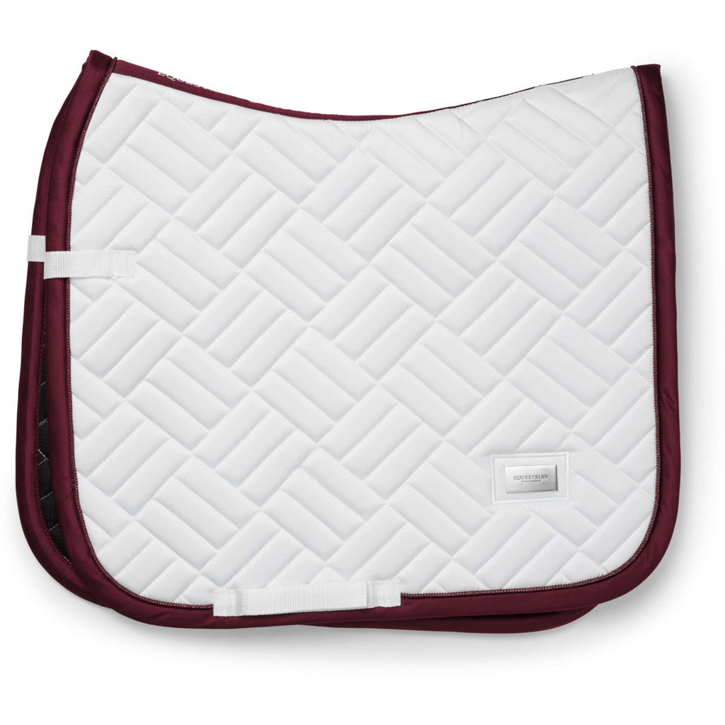 Equestrian Stockholm Sottosella Modern Dressage Bianco/Merlot