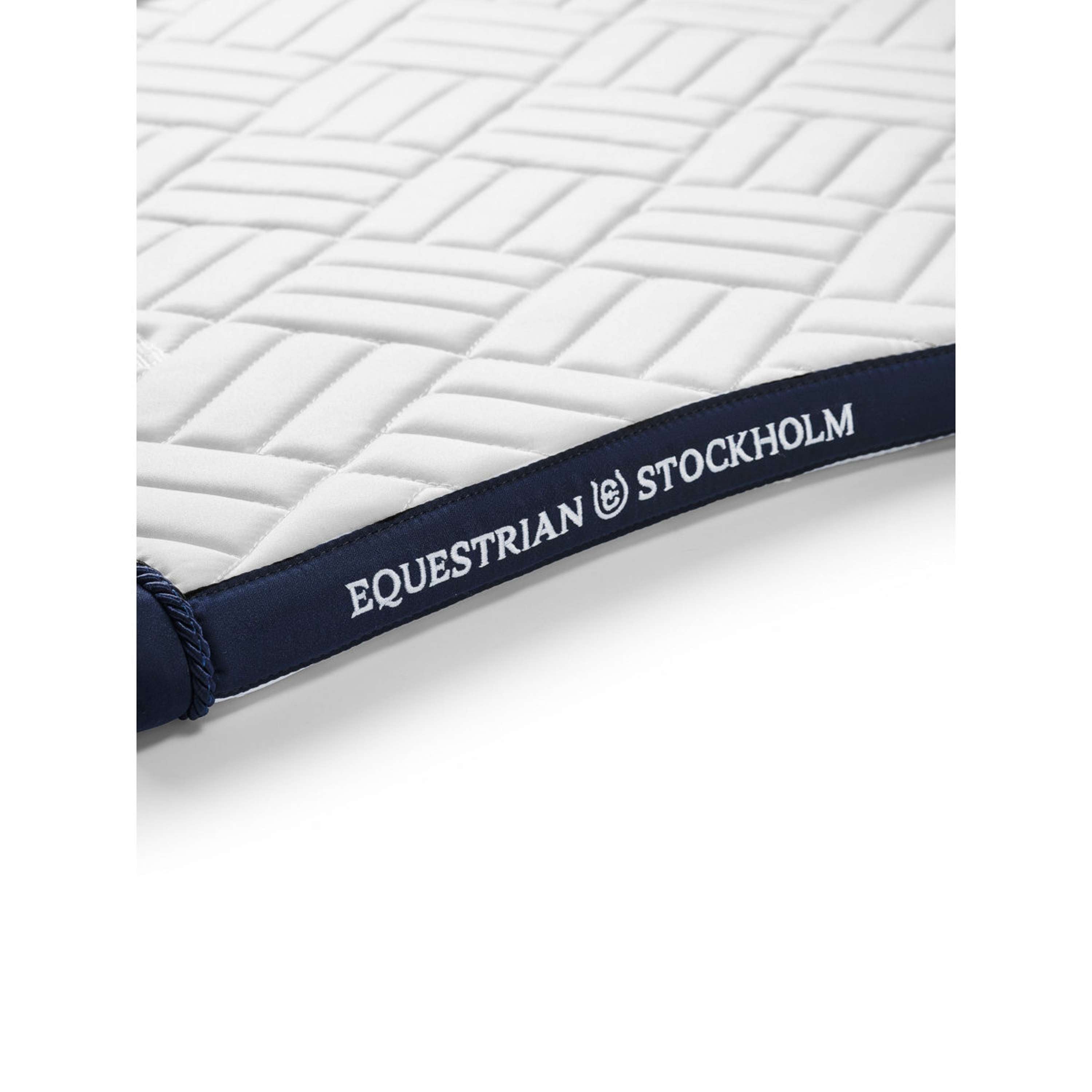 Equestrian Stockholm Sottosella Modern Dressage Bianco/blu marino