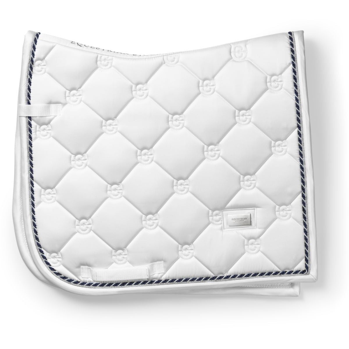 Equestrian Stockholm Sottosella Dressage White Silver