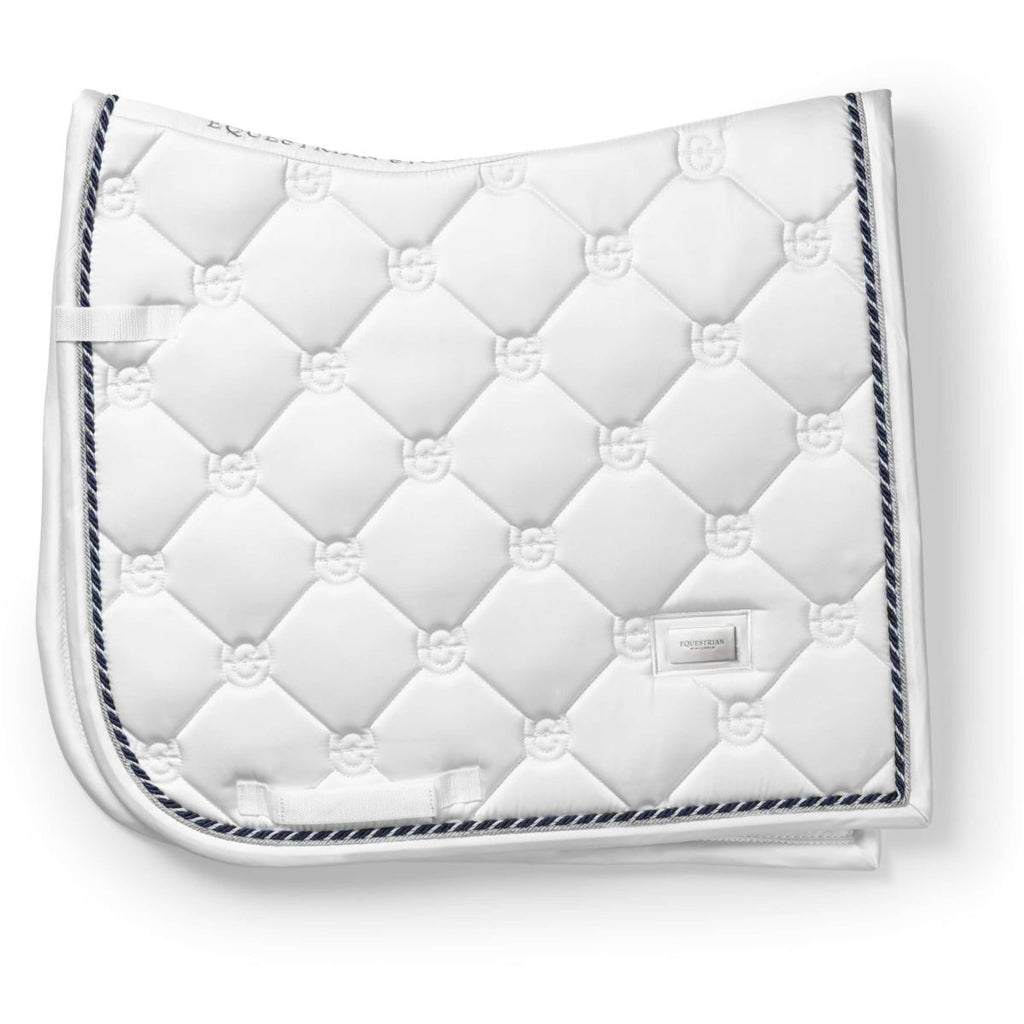 Equestrian Stockholm Sottosella Dressage White Silver