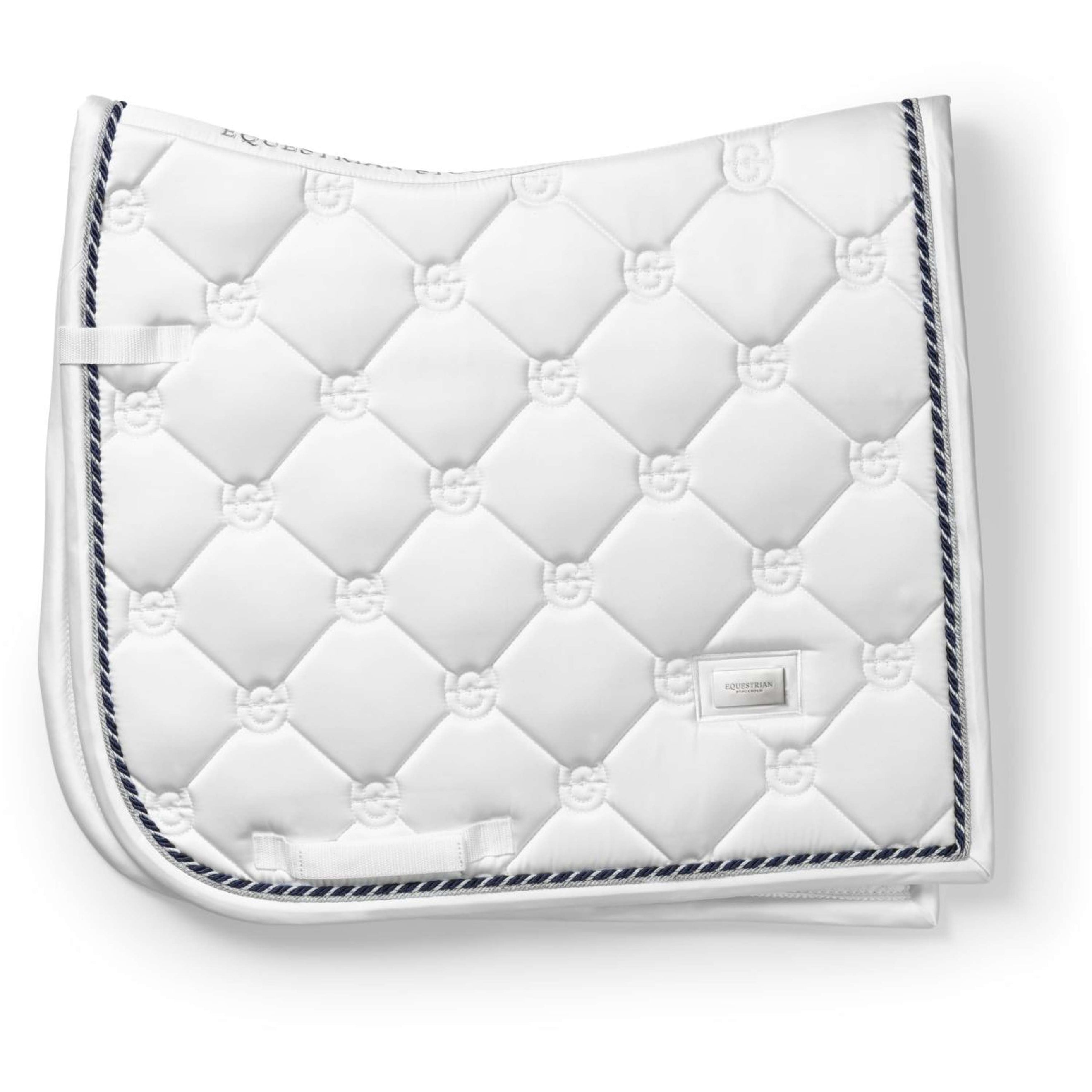 Equestrian Stockholm Sottosella Dressage White Silver