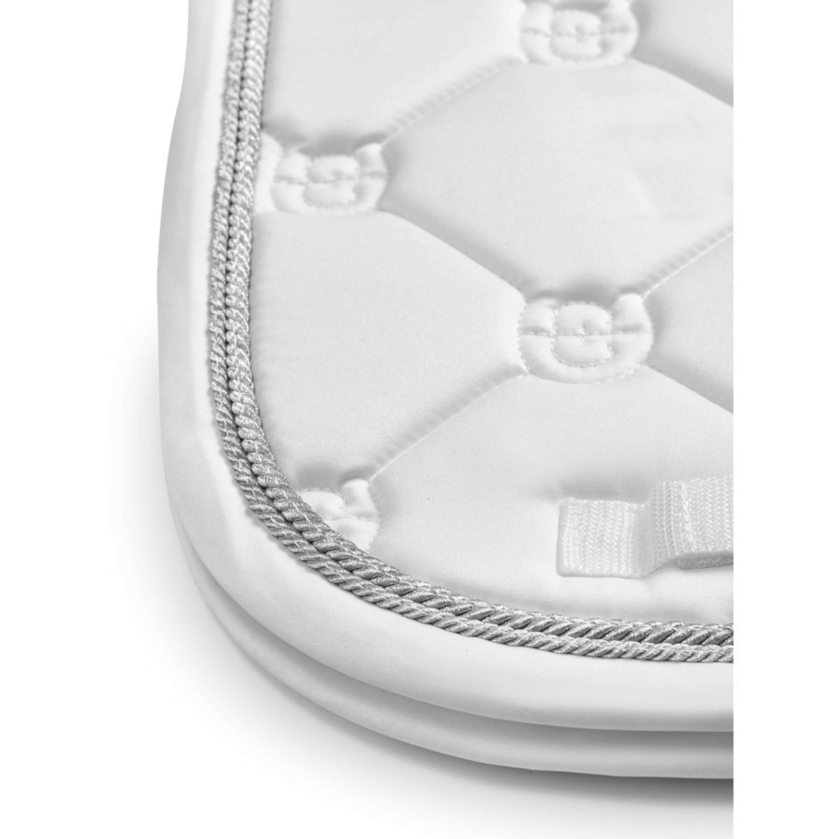 Equestrian Stockholm Sottosella Dressage White Silver