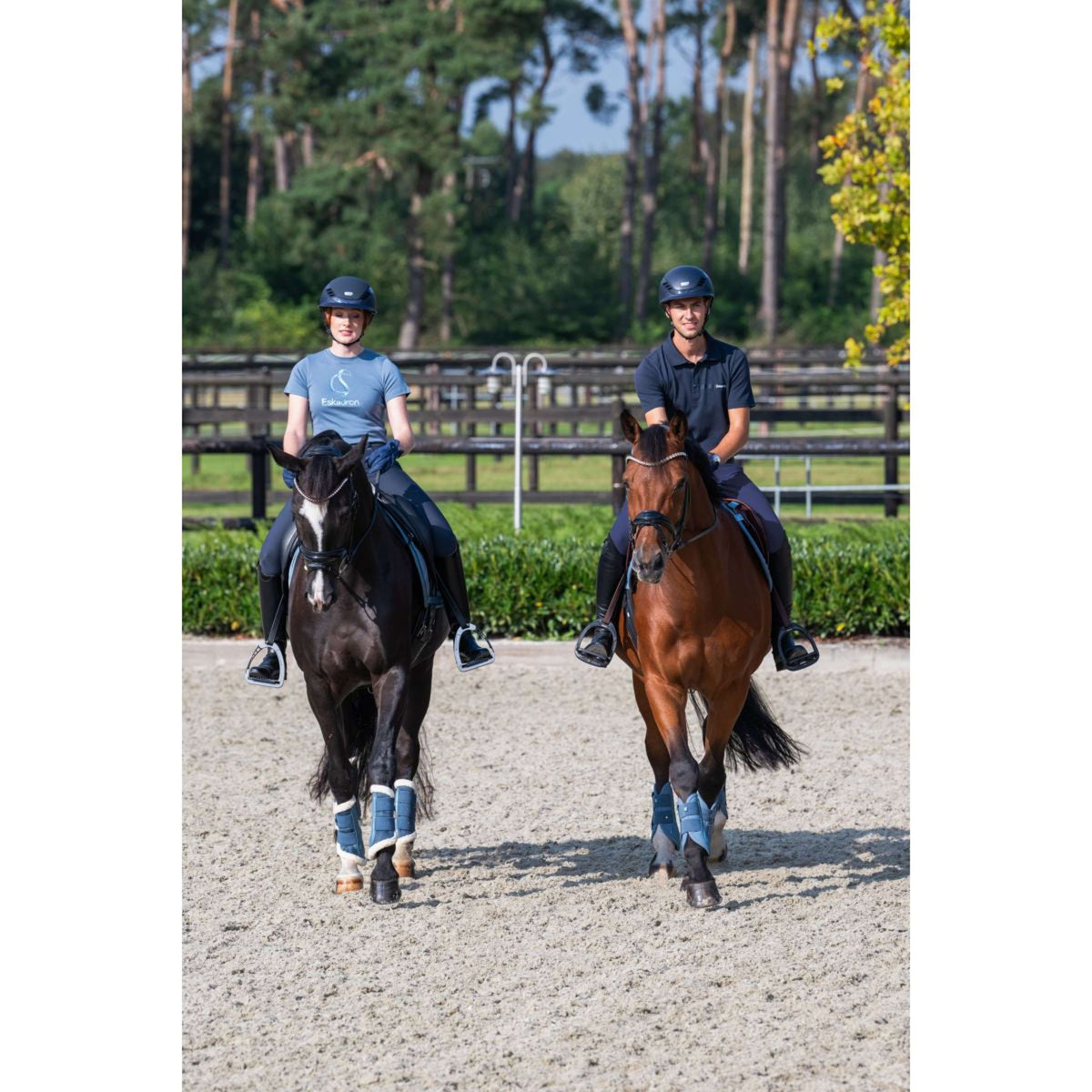 Eskadron Scarpe da ginnastica flessibili Classic Sports Pro Dressage Gambe anteriori Steel Blue