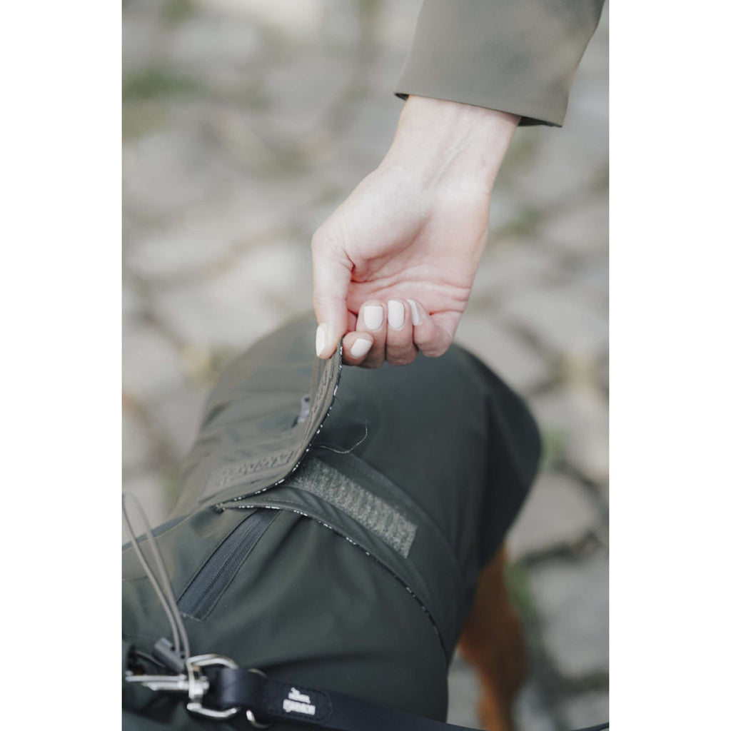 Hunter x Eskadron Impermeabile Per Cane Rainshield Olive