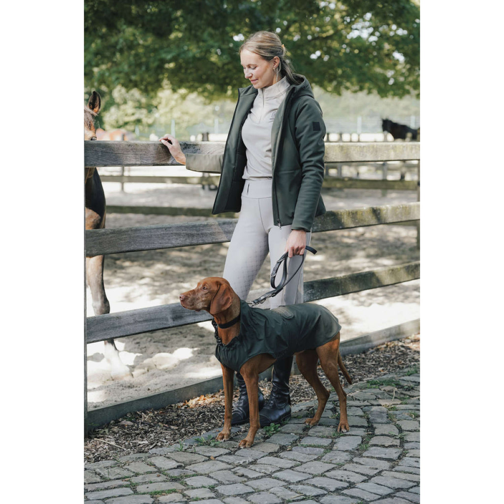 Hunter x Eskadron Impermeabile Per Cane Rainshield Olive