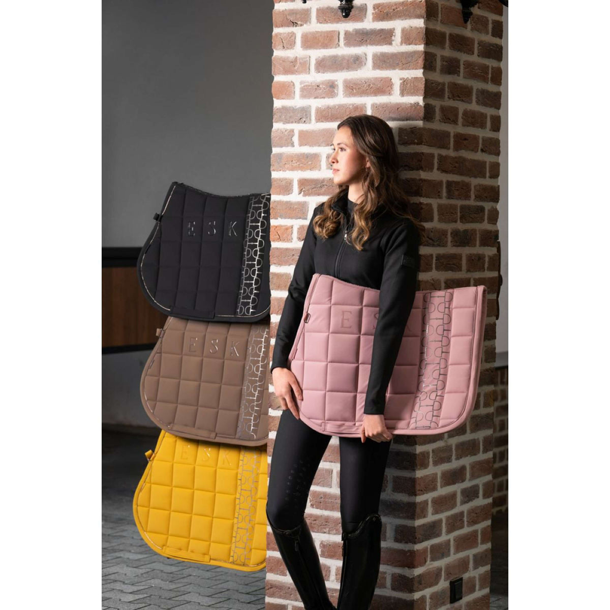 Eskadron Sottosella Big Square Softshell Platinum '25 Dressage Nero