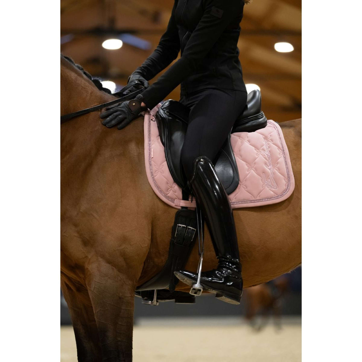 Eskadron Sottosella Velours Crystal Platinum '25 Dressage Soft Rouge