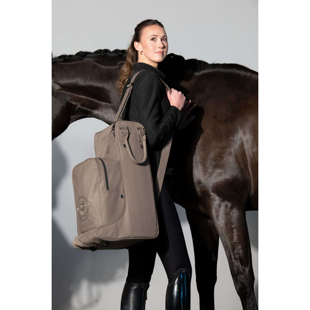 Eskadron Borsa per Casco/Stivali Platinum '25 Smoky Taupe