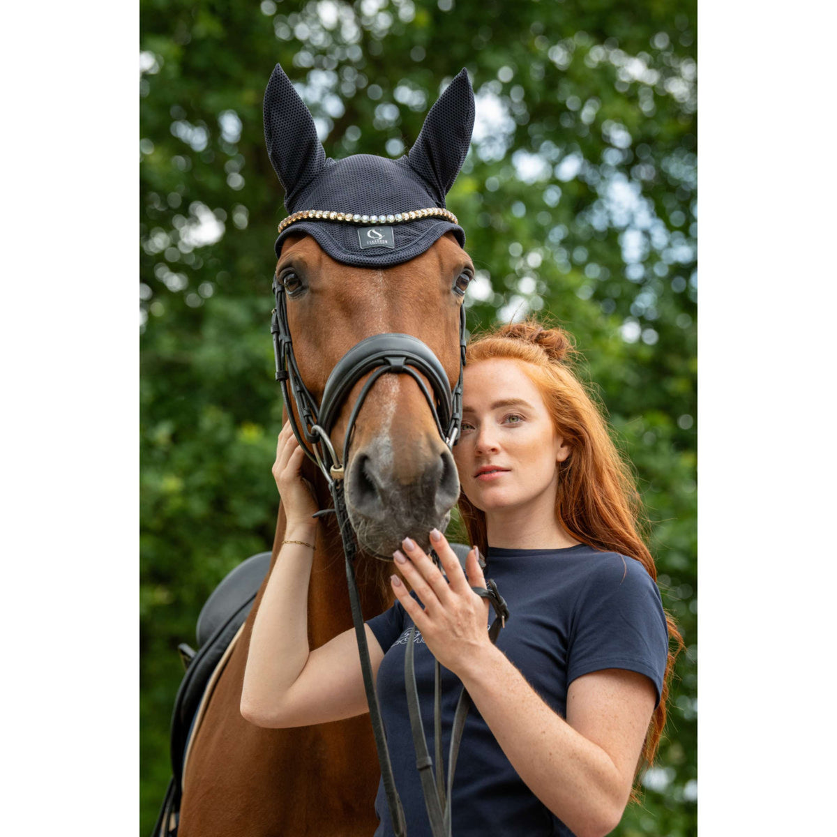 Eskadron Cuffietta Classic Sports Dynair Mesh Navy