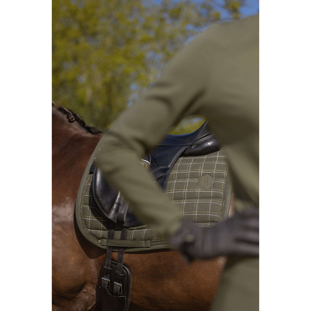 Eskadron Sottosella Heritage Bouclé Crystal Dressage Deep Moss