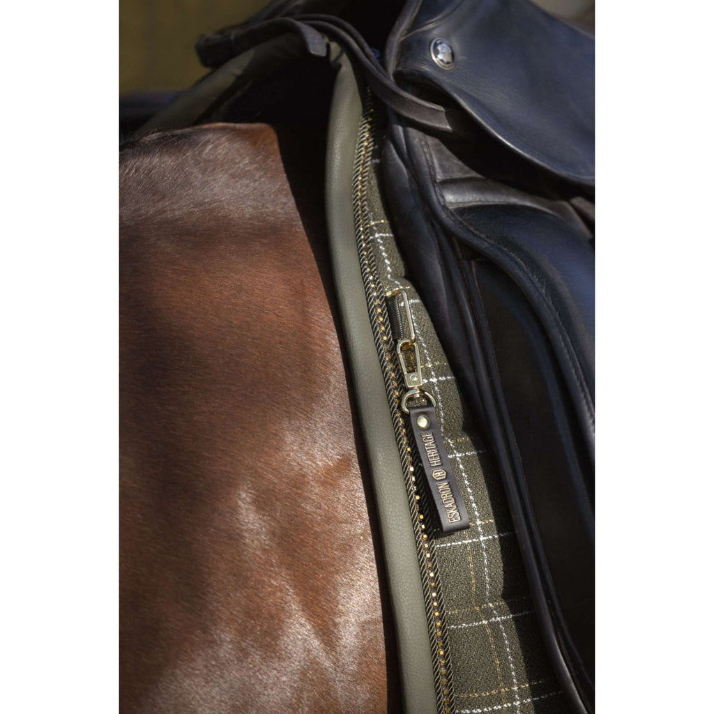 Eskadron Sottosella Heritage Bouclé Crystal Dressage Deep Moss