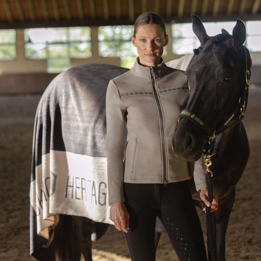 Eskadron Coperta in pile Heritage Nero
