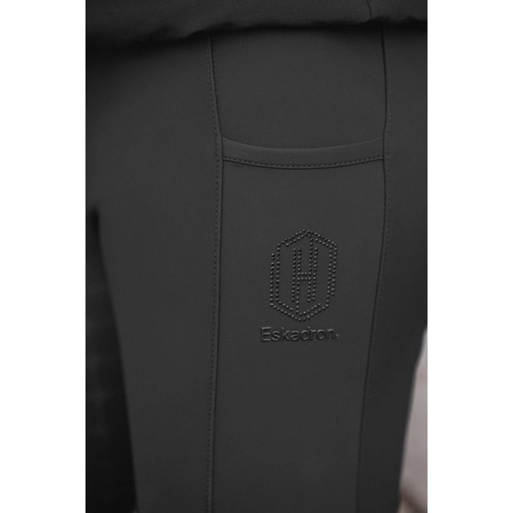 Eskadron Leggings da Equitazione Heritage Pro Full Grip Nero