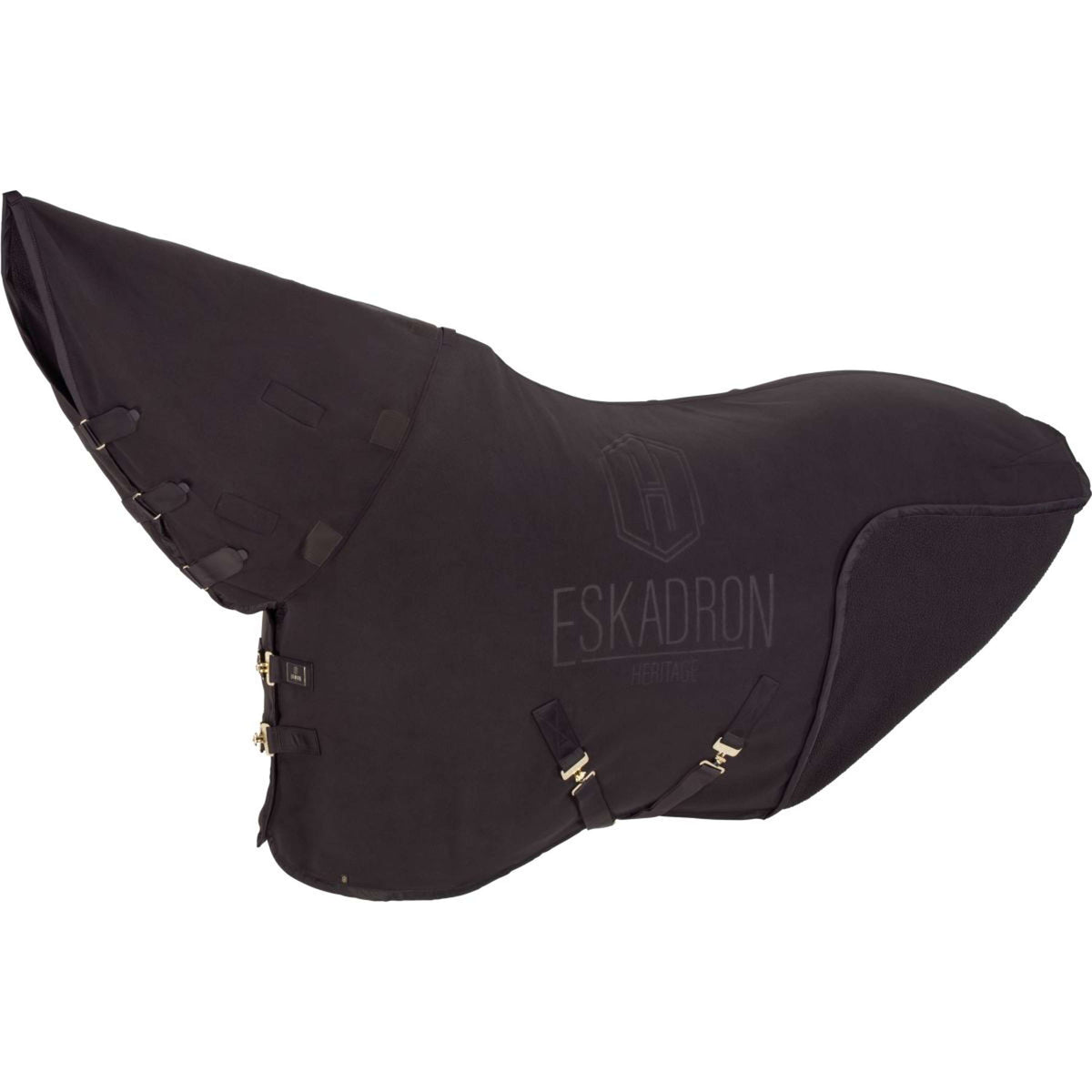 Eskadron Coperta antisudore Heritage Double Fleece High Neck Black Truffle