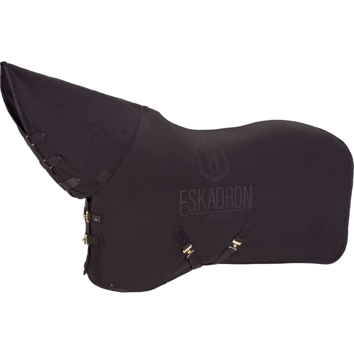 Eskadron Coperta antisudore Heritage Double Fleece High Neck Black Truffle