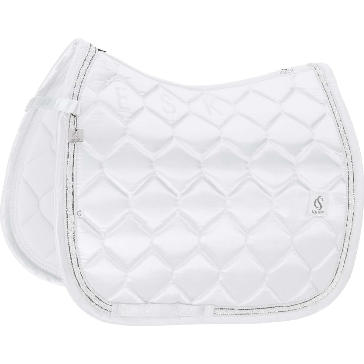Eskadron Sottosella Classic Sports Satin Frills Dressage Bianco