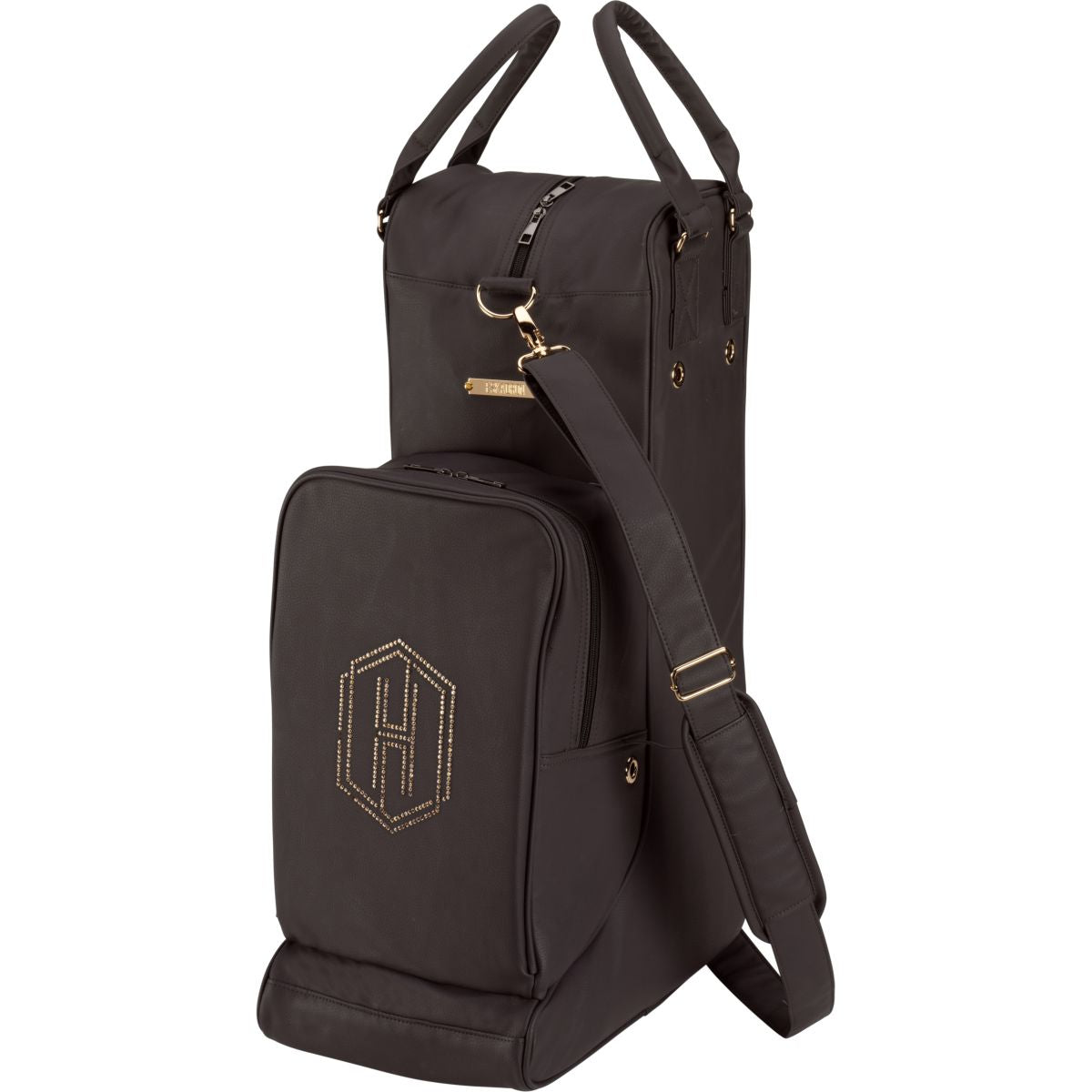 Eskadron Borsa per Casco/Stivali Heritage Faux Leather Black Truffle