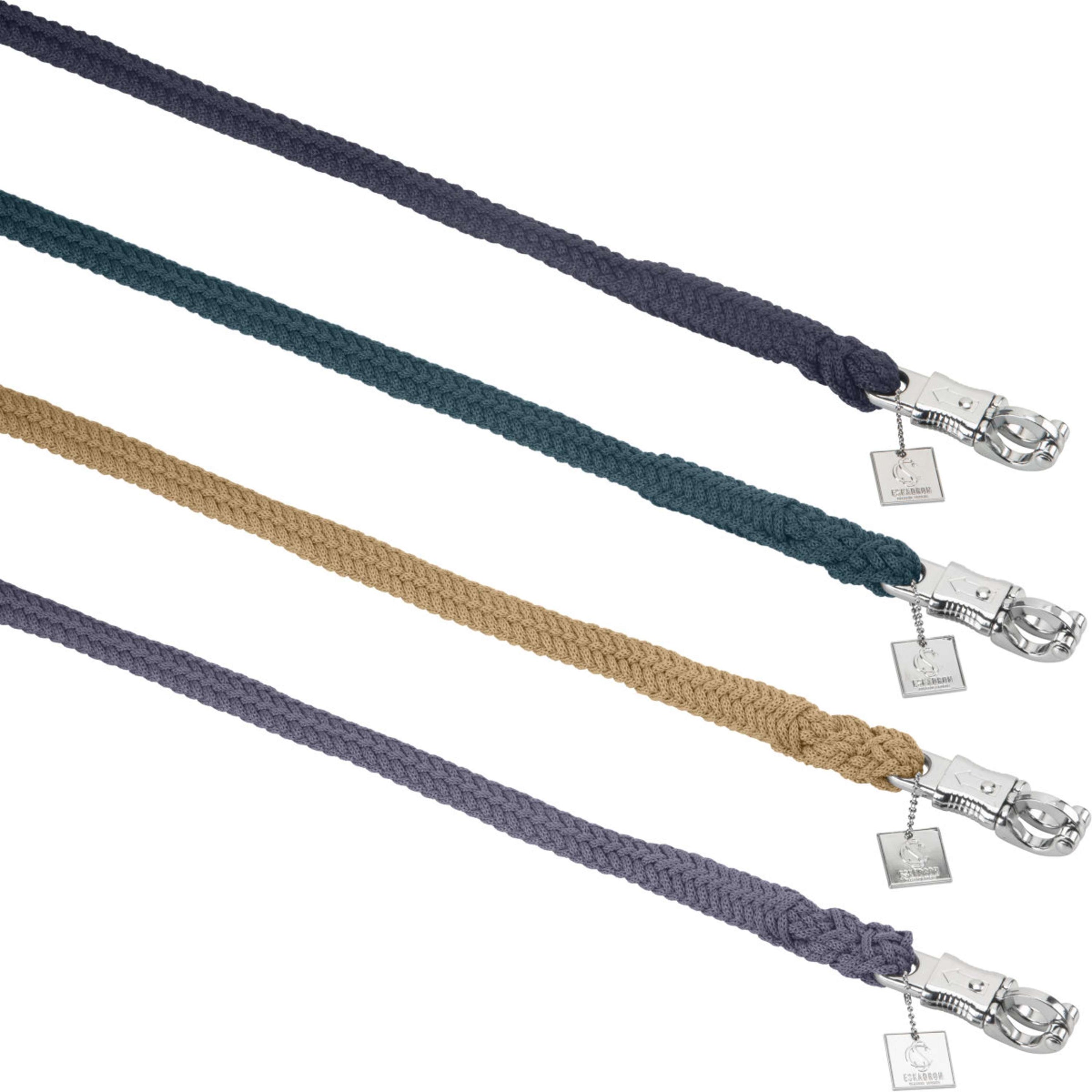 Eskadron Corda per cavezza Classic Sports Duralastic con Gancio di Panico Navy Eskadron Corda per cavezza Classic Sports Duralastic con Gancio di Panico Navy
