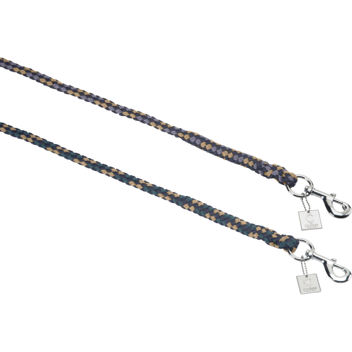 Eskadron Corda per cavezza Classic Sports Regular con Moschettone Navy/Sierra/Orchid