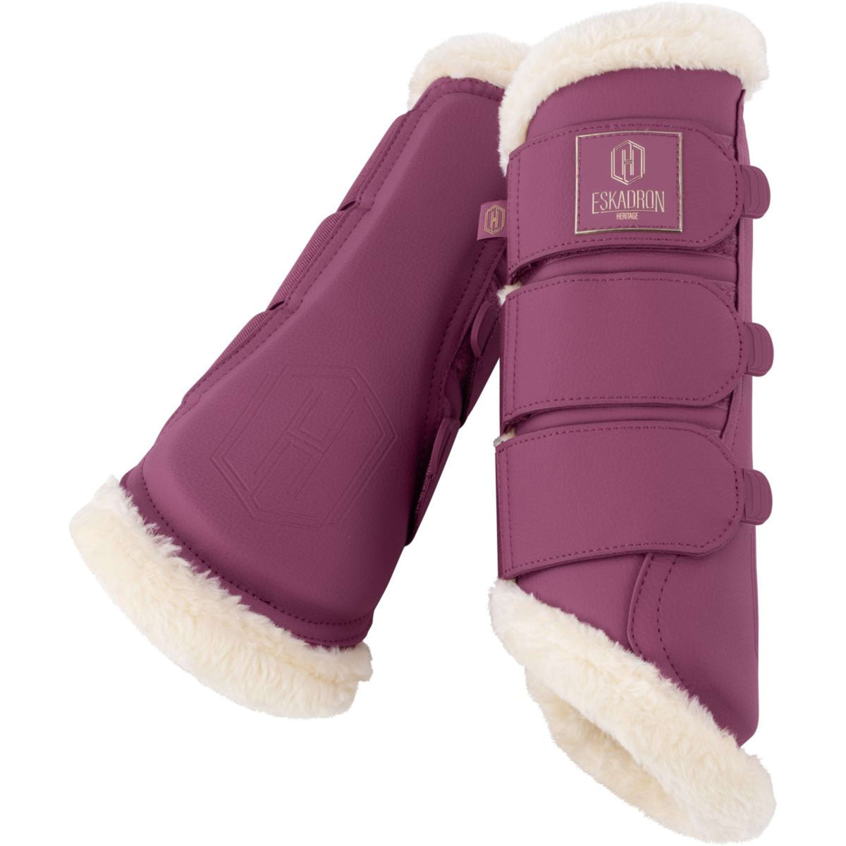 Eskadron Stivali da dressage Heritage Faux Leather Faux Fur Wildberry