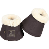Eskadron Stivaletti a Campana Heritage Faux Leather Faux Fur Black Truffle